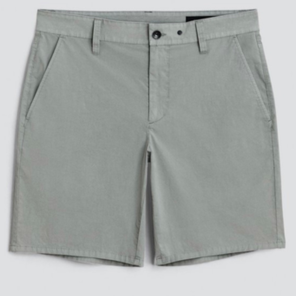 Rag & Bone grey perry stretch paper cotton shorts